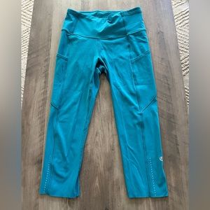 Lululemon Fast and Free Crop leggings